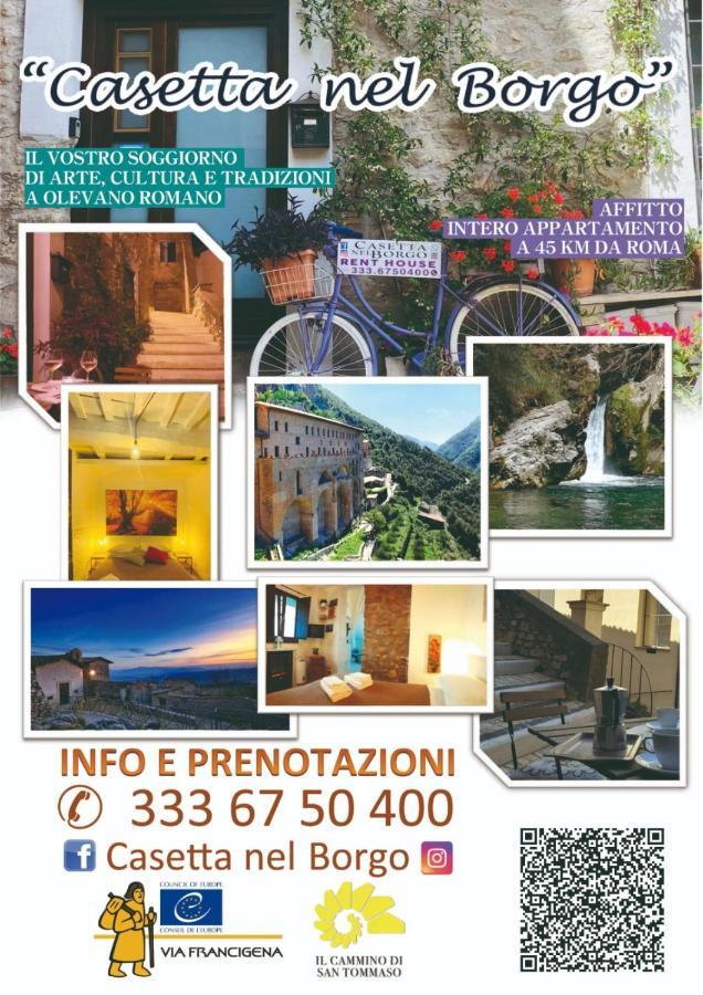 Casetta Nel Borgo 올레바노 로마노 외부 사진